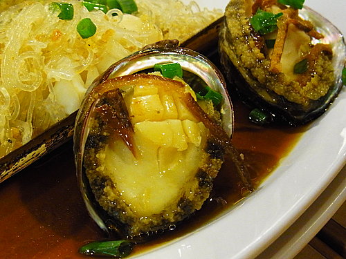 陳皮蒸大連鮮鮑魚