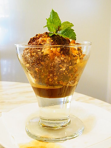 雲呢拿雪糕配果, 朱古力及香滑濃縮咖啡