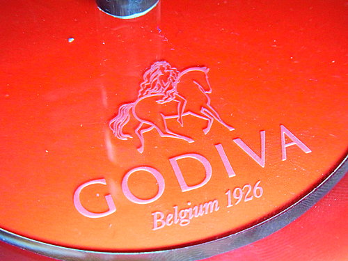 GODIVA 水晶甜點架